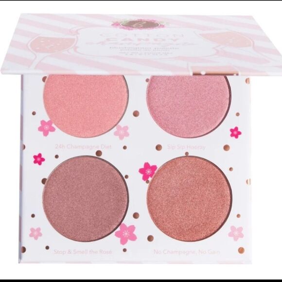 Beauty Bakerie Cotton Candy Champagne 4 Shade Blush Palette New In Box - Picture 3 of 6